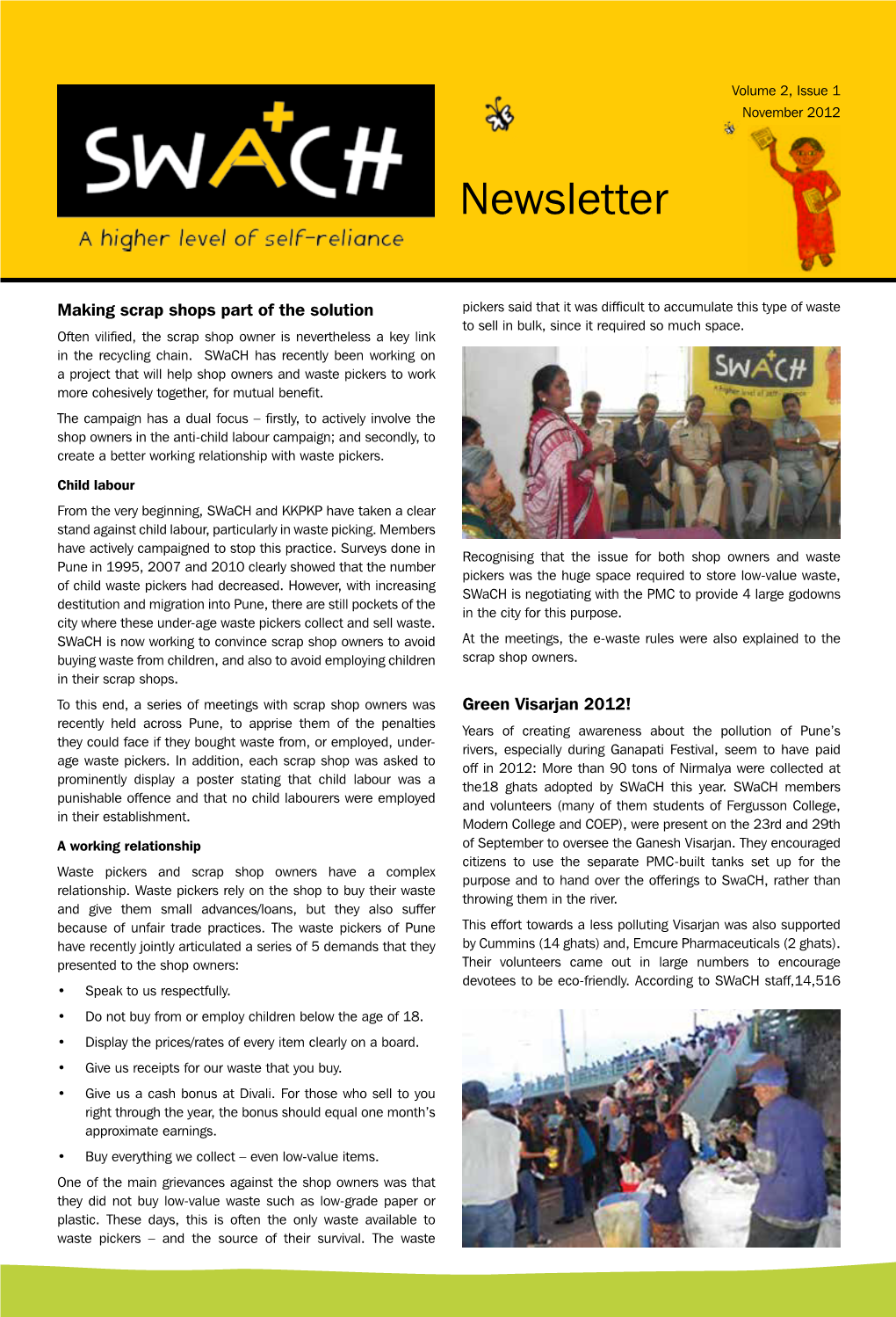 Swach Newsletter