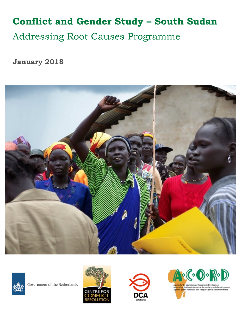 Conflict and Gender Study – South Sudan Addressing Root Causes Programme