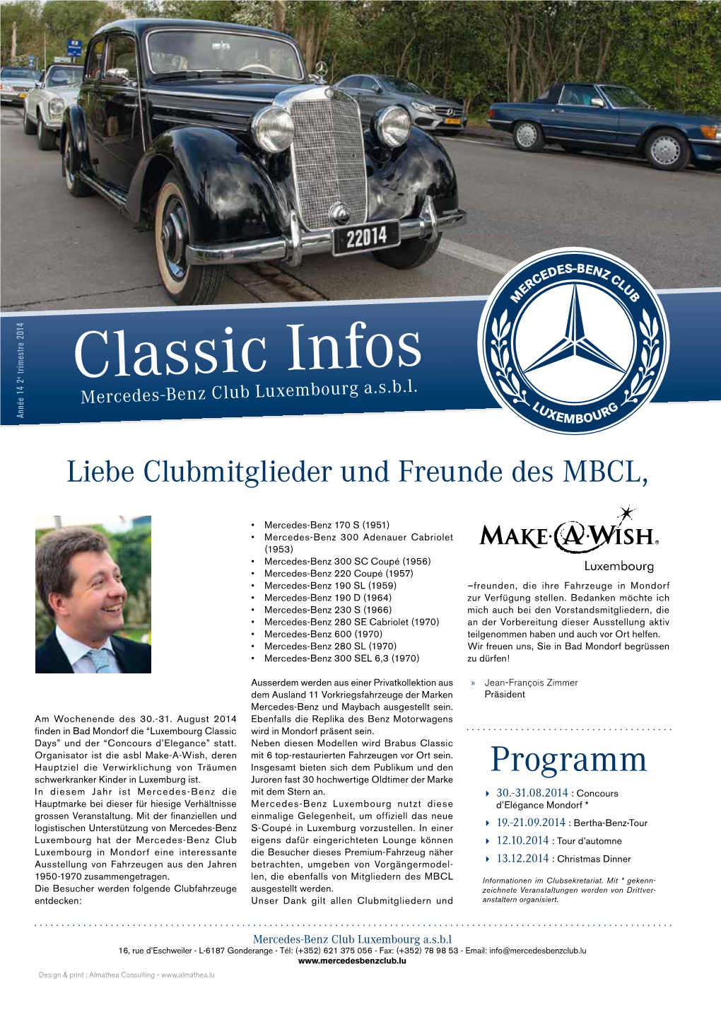 Classic Infos Mercedes-Benz Club Luxembourg A.S.B.L