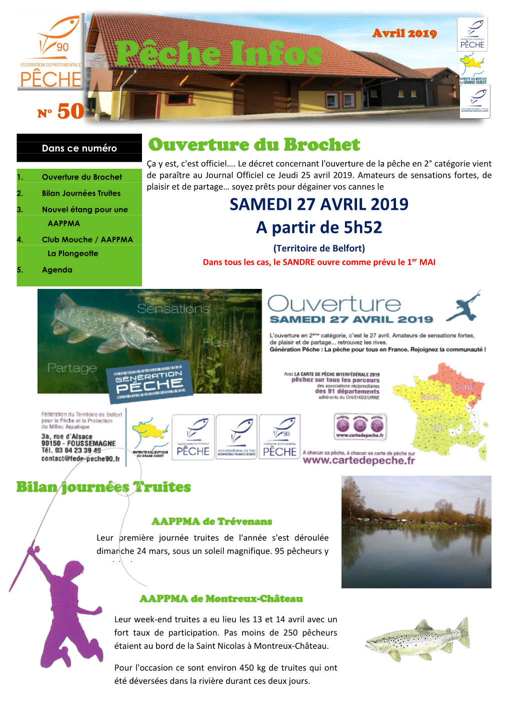 Avril 2019 Pêche Infos