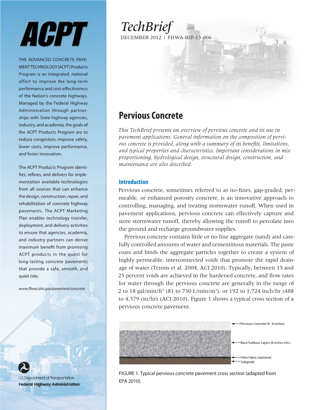 Pervious Concrete