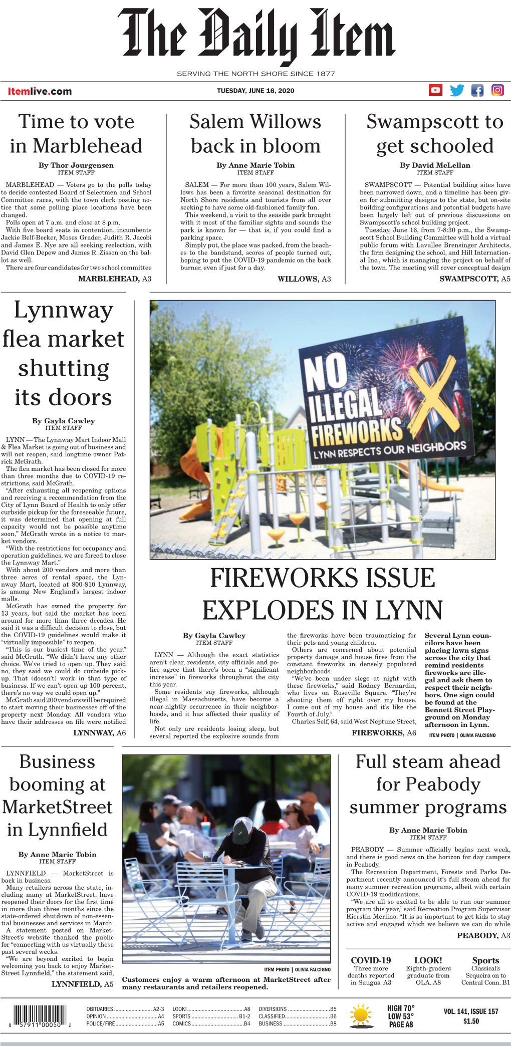 Fireworks Issue Explodes in Lynn