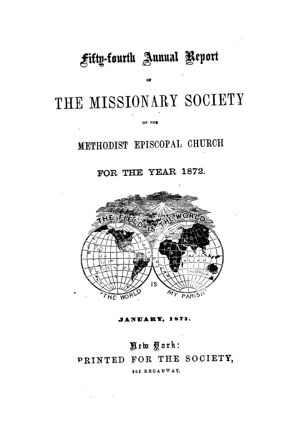 The Missionary Society