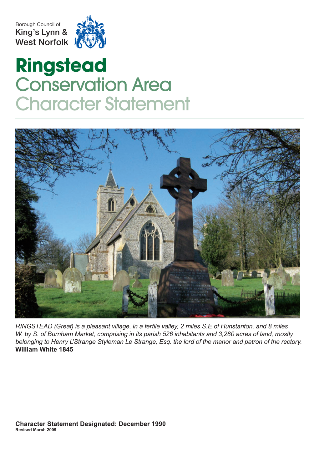 Ringstead Conservation Area Character Statement