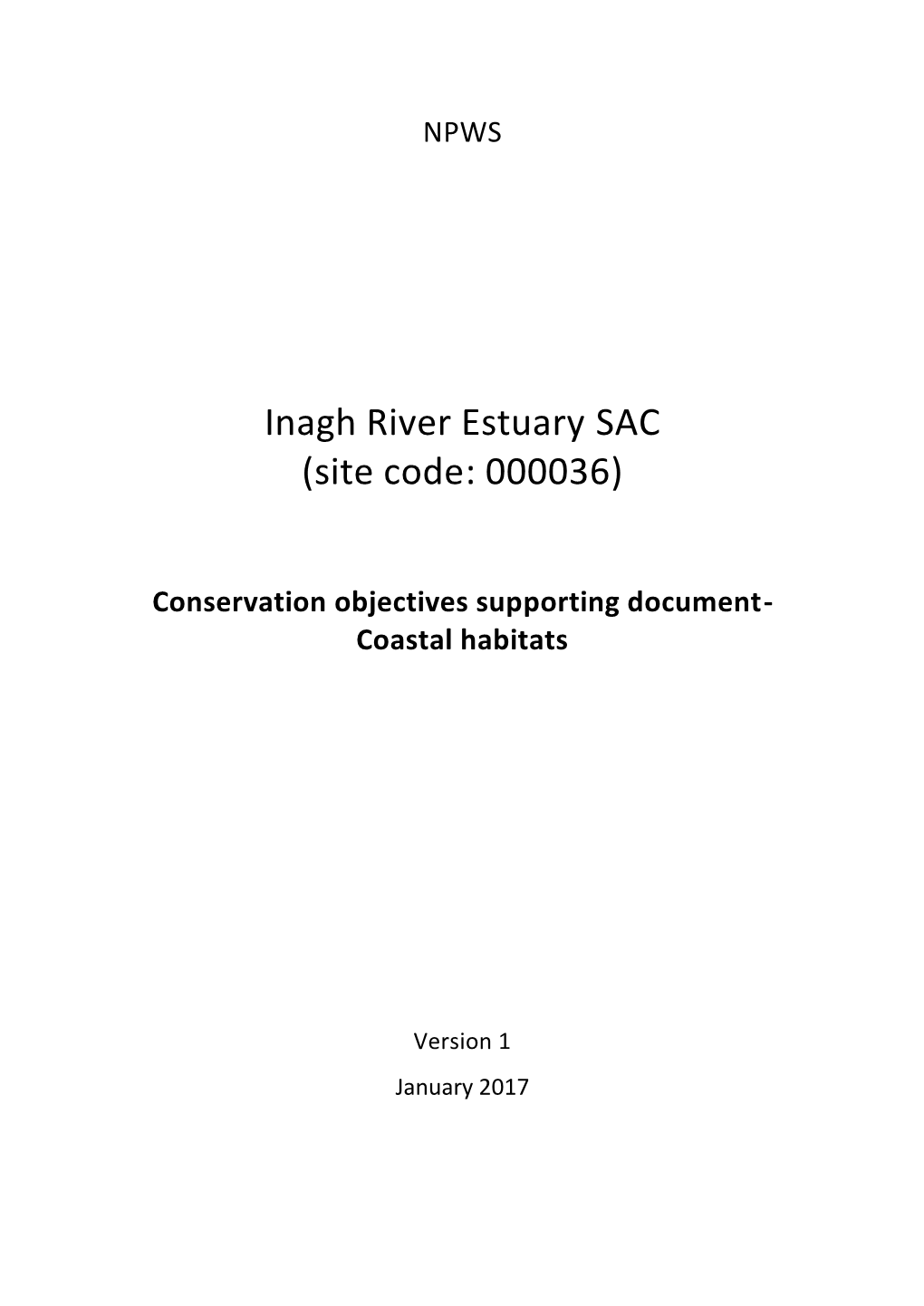 Inagh River Estuary SAC (Site Code: 000036)