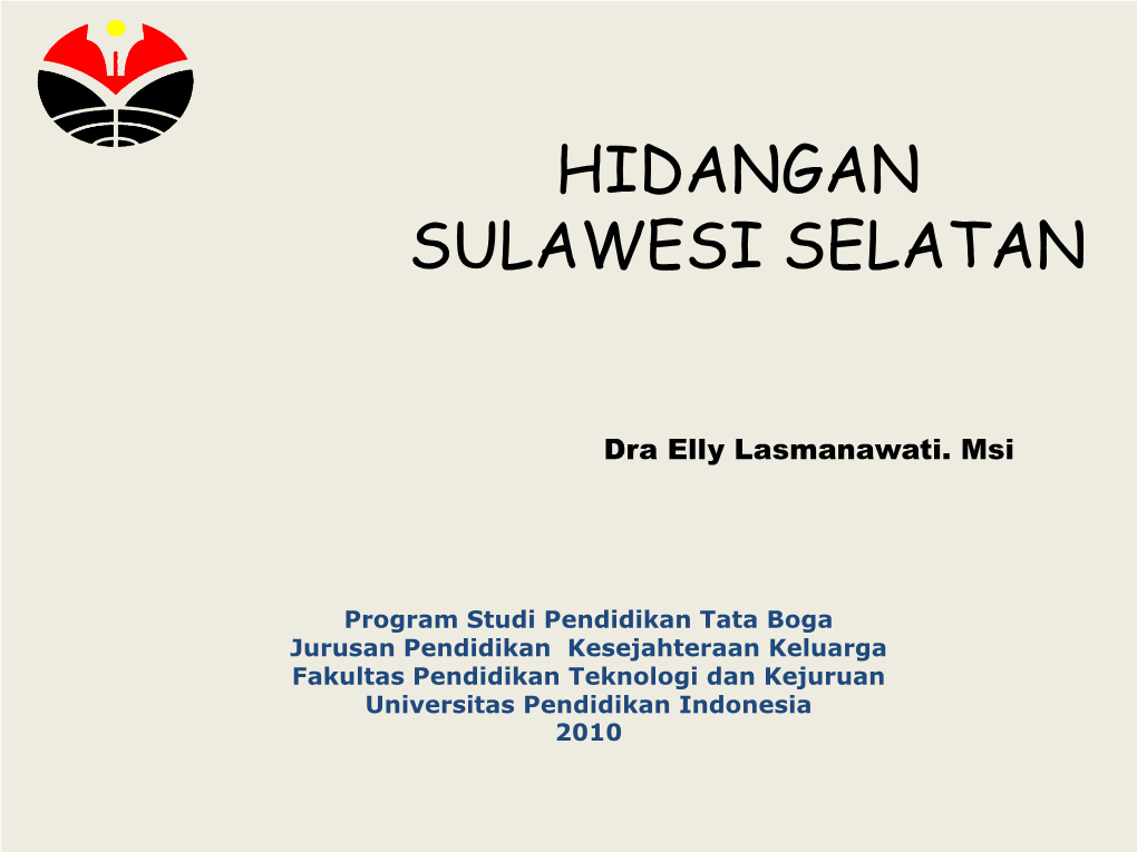 Hidangan Sulawesi Selatan