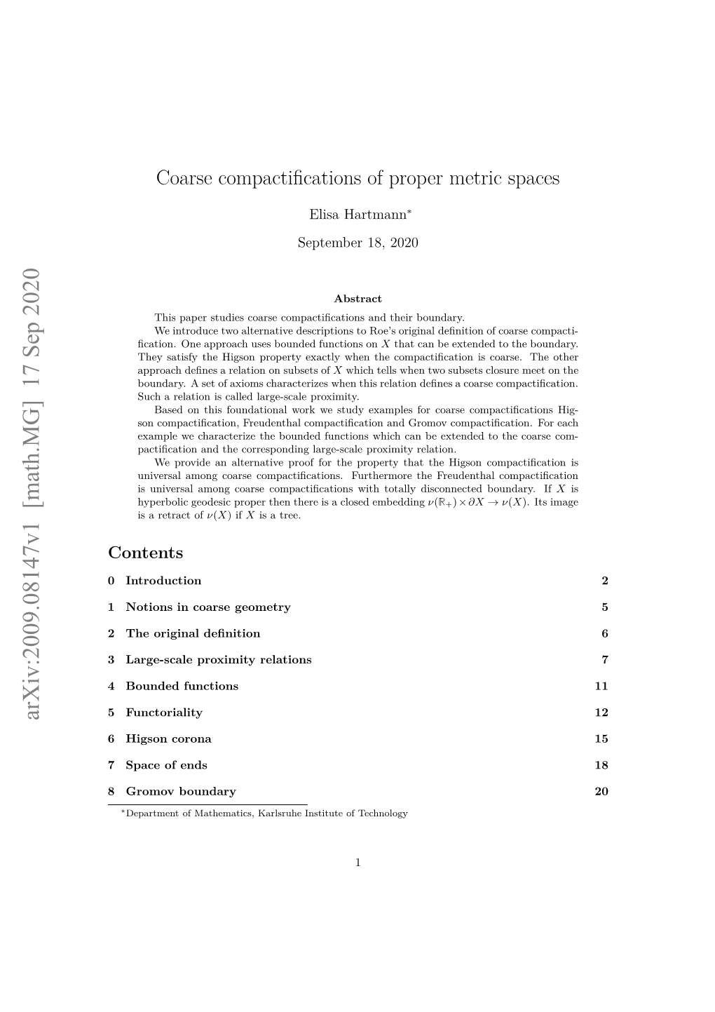 Coarse Compactifications of Proper Metric Spaces