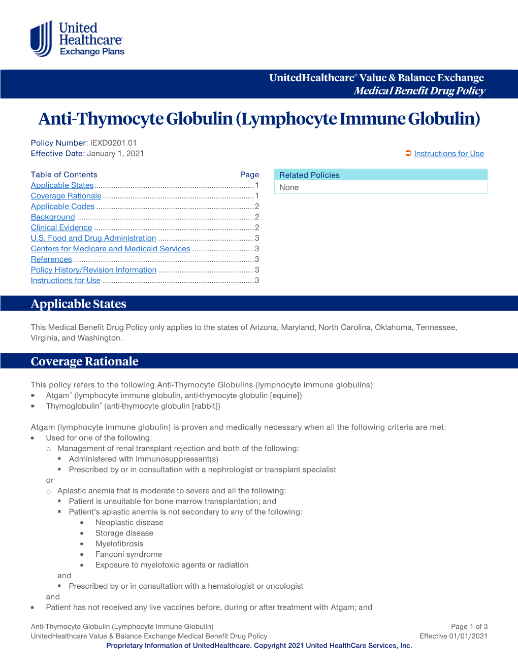 Anti-Thymocyte Globulin (Lymphocyte Immune Globulin)