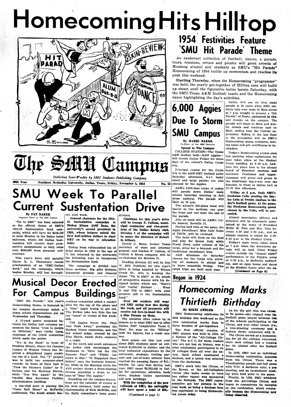 The SMU Campus, Volume 40, Number 15, Section 1, November 5