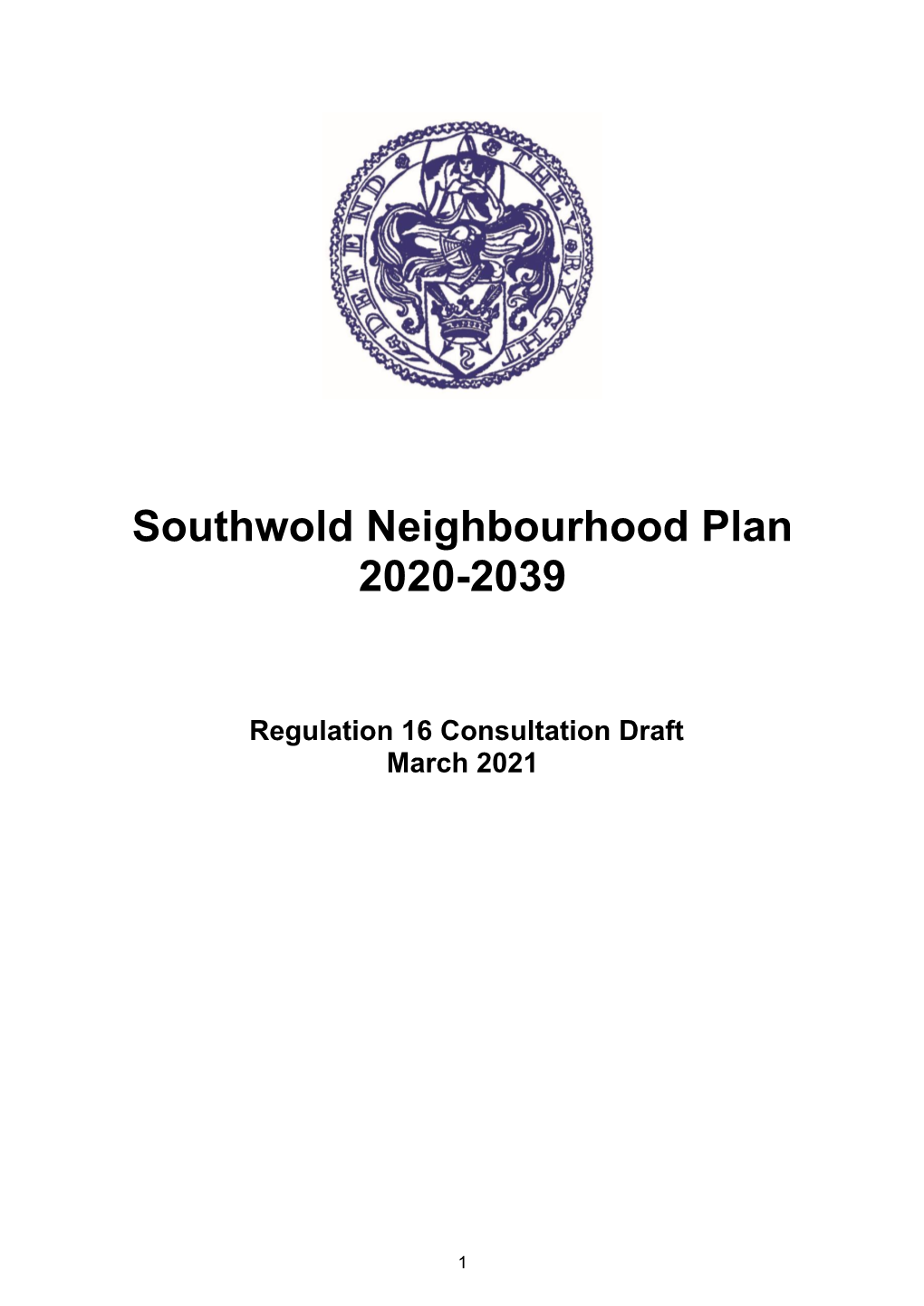 Southwold Neighbourhood Plan 2020-2039