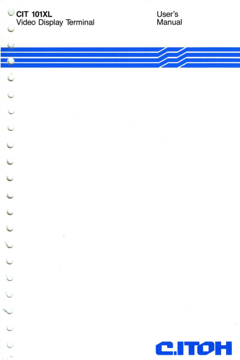 Video Display Terminal V User's Manual