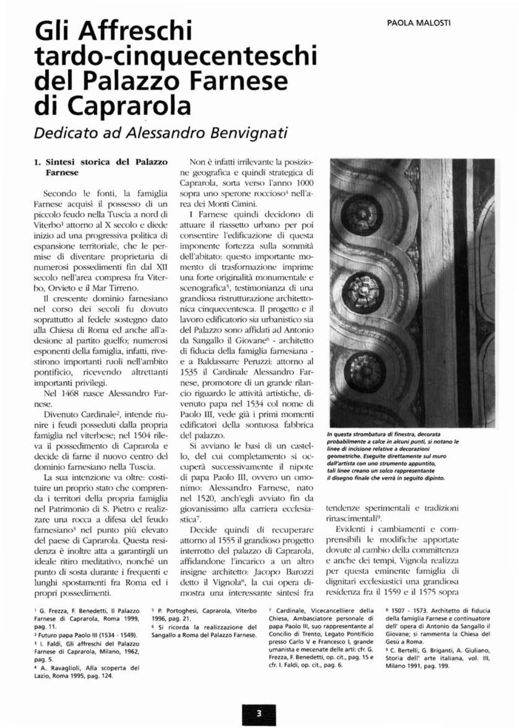 Gli Affreschi Tardo-Cinauecentesch' Azio Farnese Di Caprarola