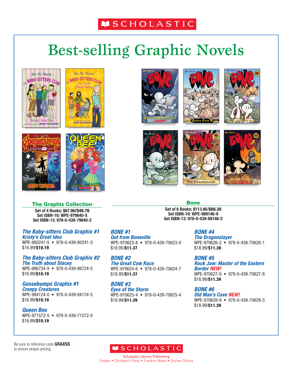 Best-Selling Graphic Novels