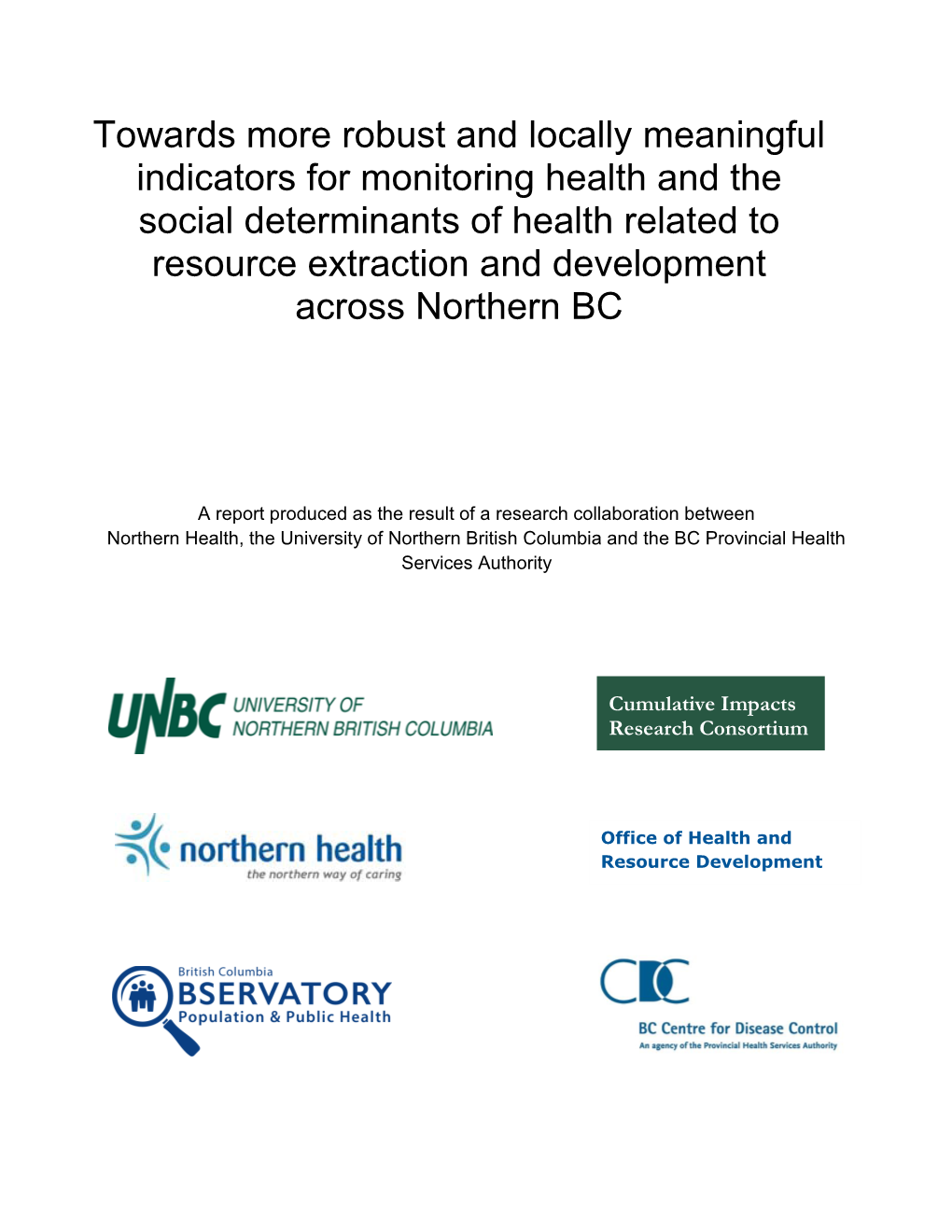 Towards More Robust and Locally Meaningful Indicators for Monitoring