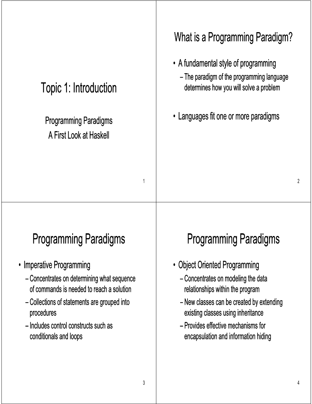 What Is a Programming Paradigm?