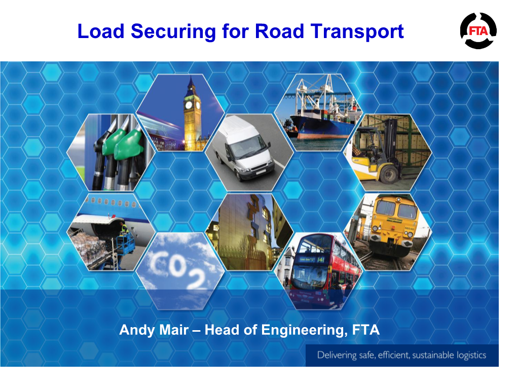 Load Securing for Road Transport