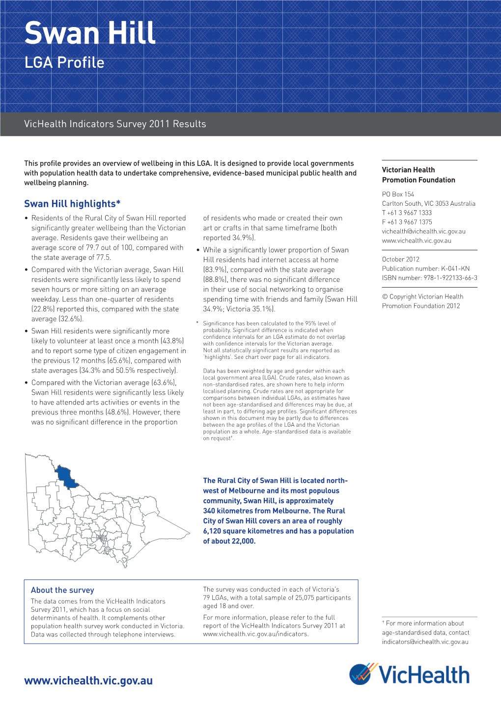 Swan Hill LGA Profile