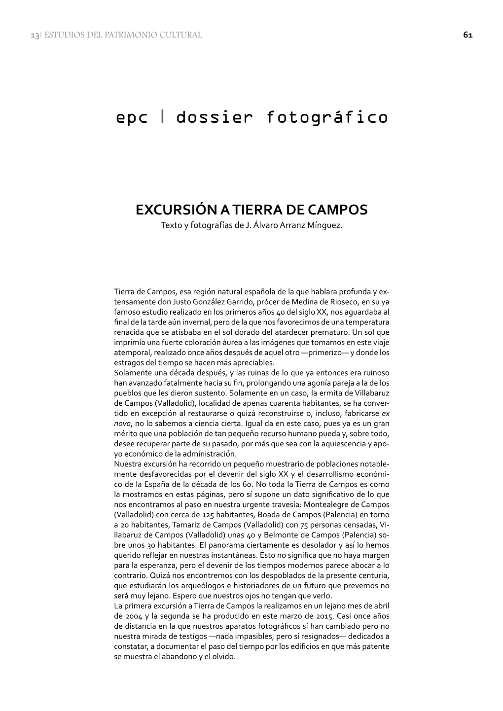 Epc I Dossier Fotográfico