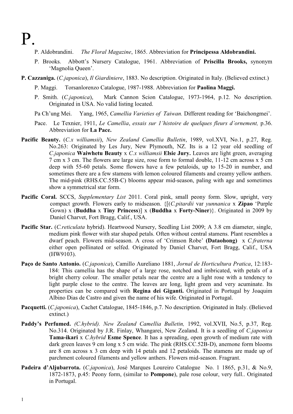 P. Aldobrandini. the Floral Magazine, 1865. Abbreviation for Principessa Aldobrandini