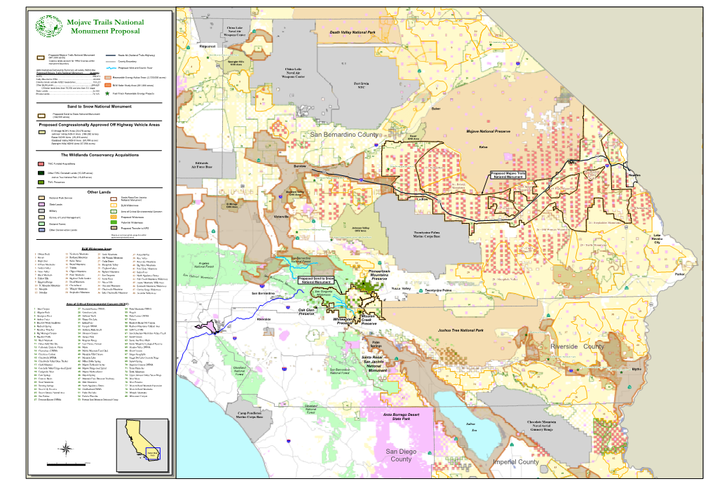 Mojave Trails National Monument Proposal