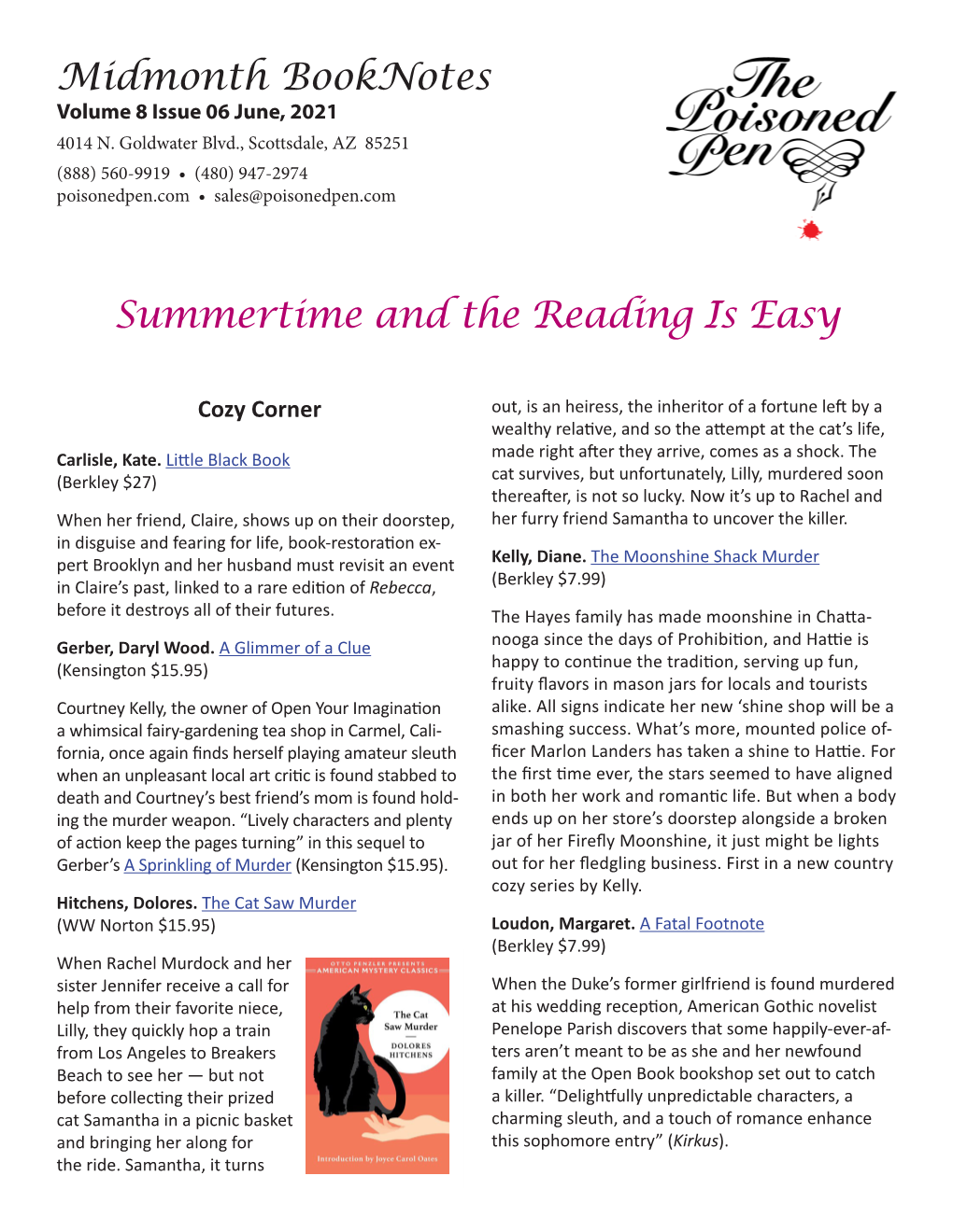 Midmonth Booknotes Summertime and the Reading Is Easy