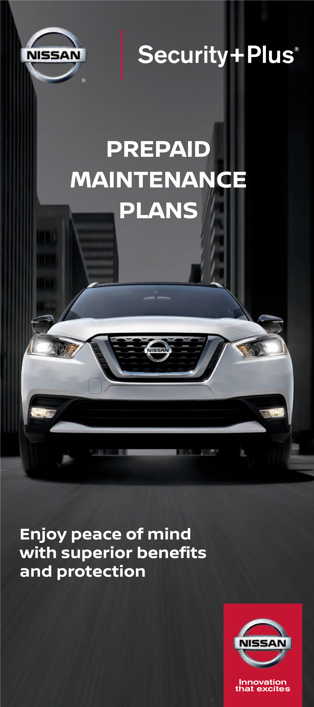 Nissan Security+Plus Prepaid Maintenance Plans