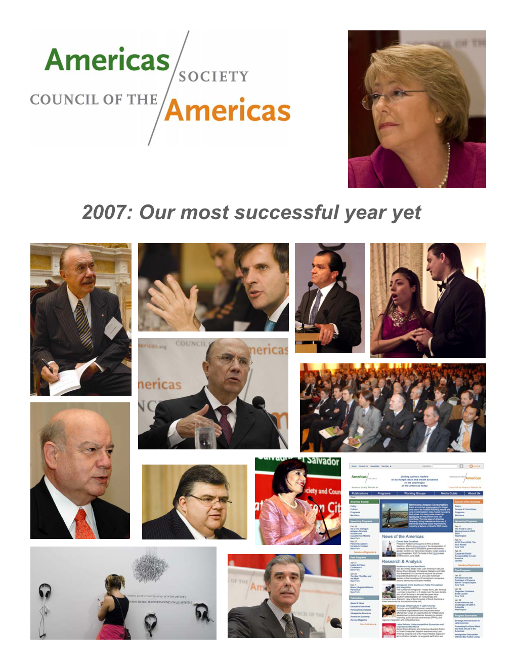 2007: Our Most Successful Year Yet