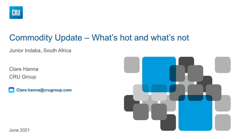 Multi-Commodity Sector Update