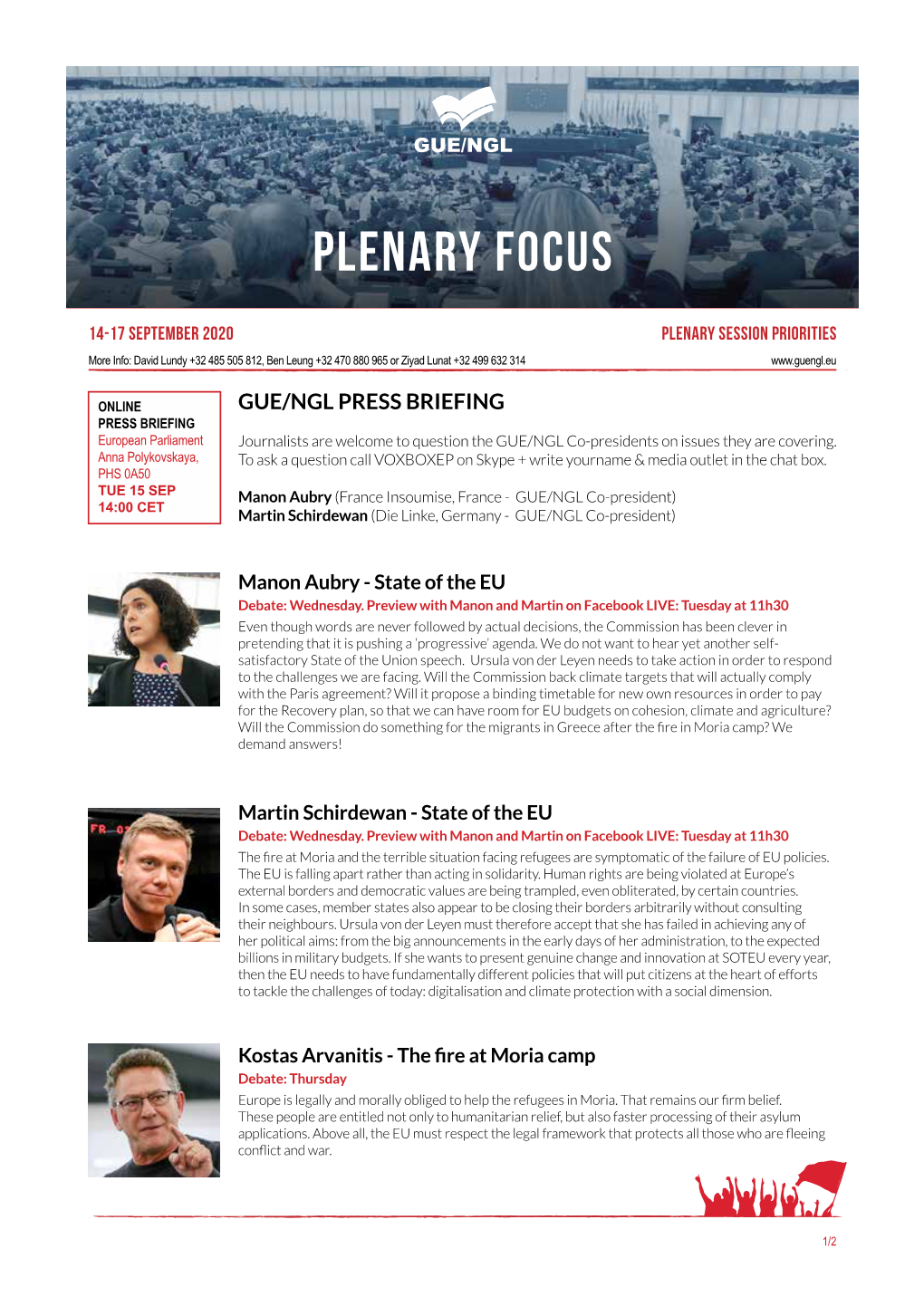 Plenary FOCUS