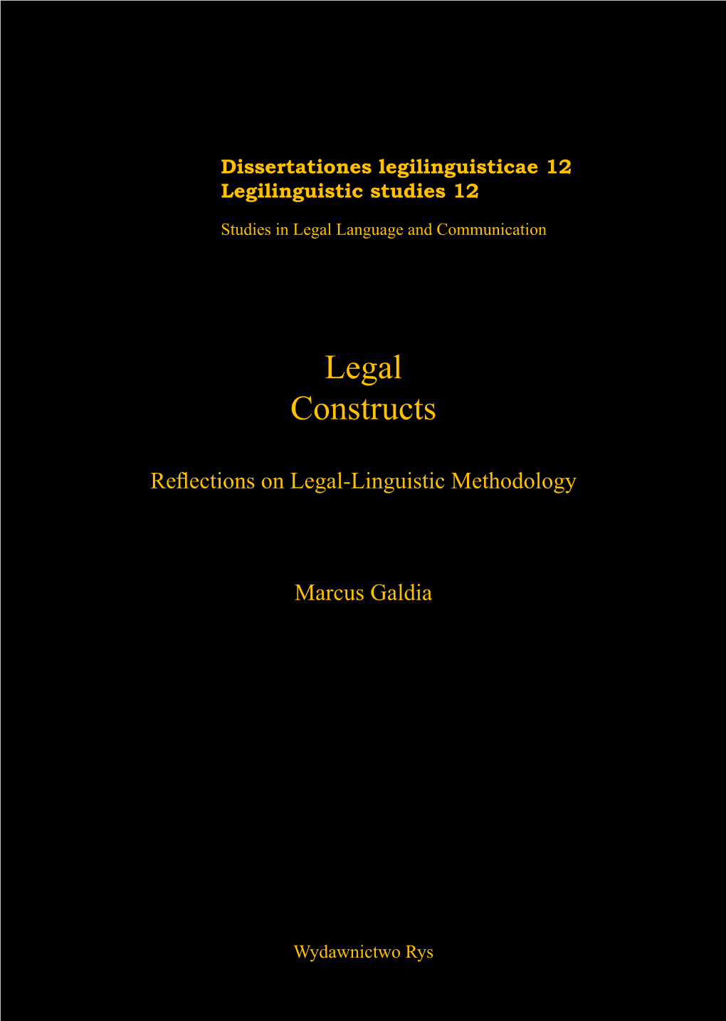 Legal Constructs
