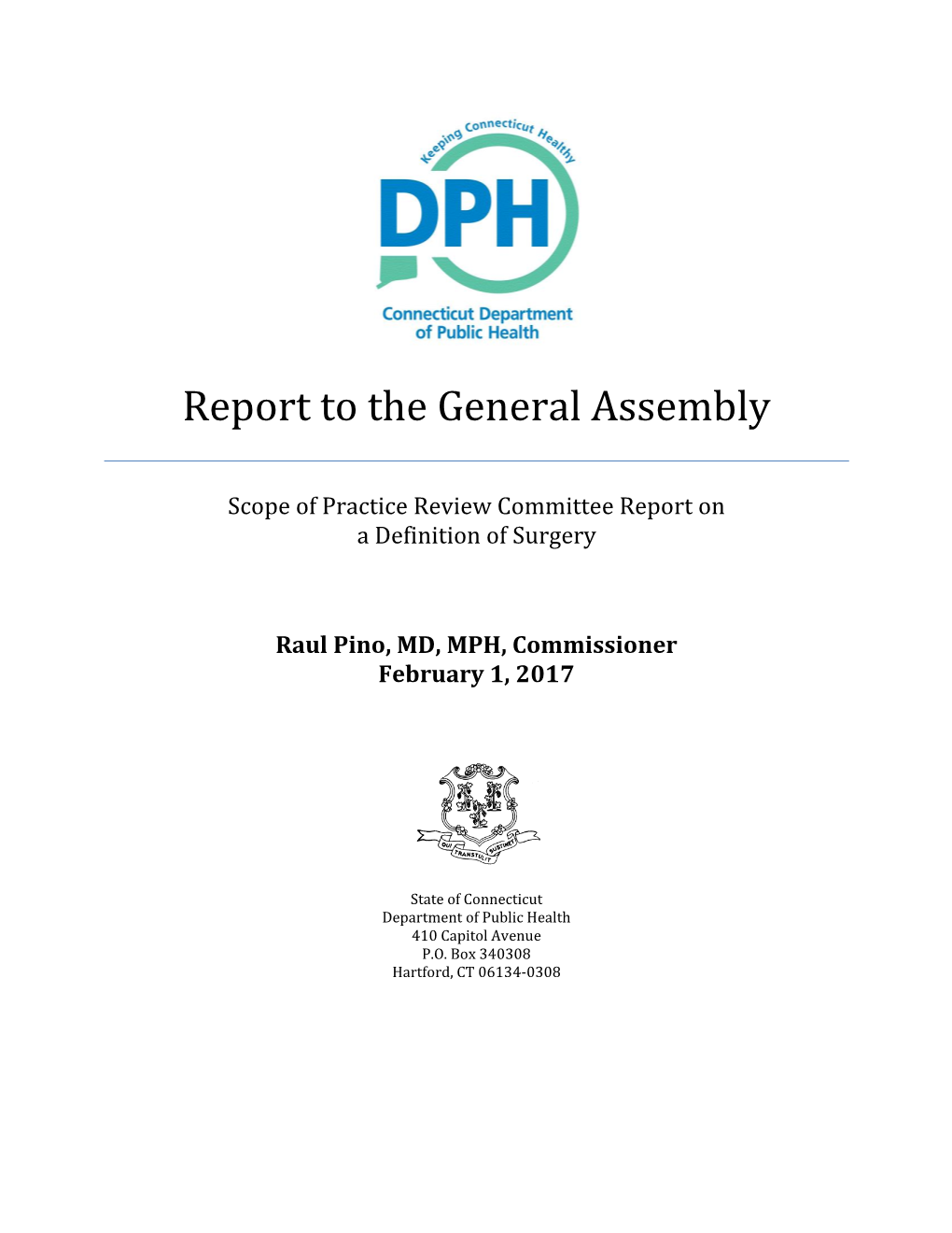 Report to the General Assembly