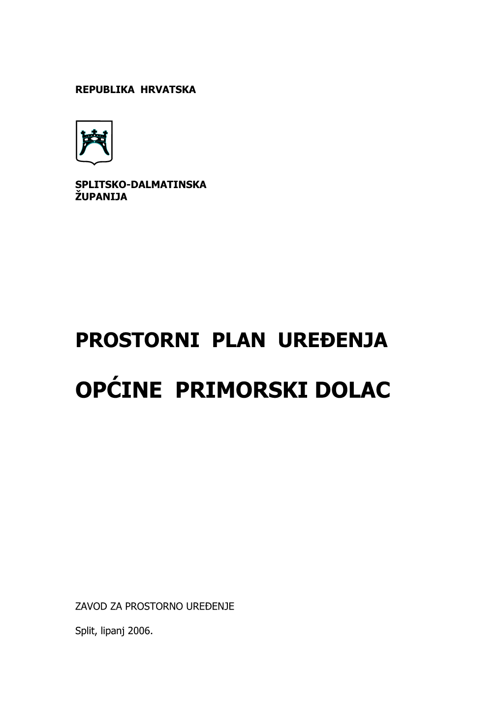 Prostorni Plan Uređenja