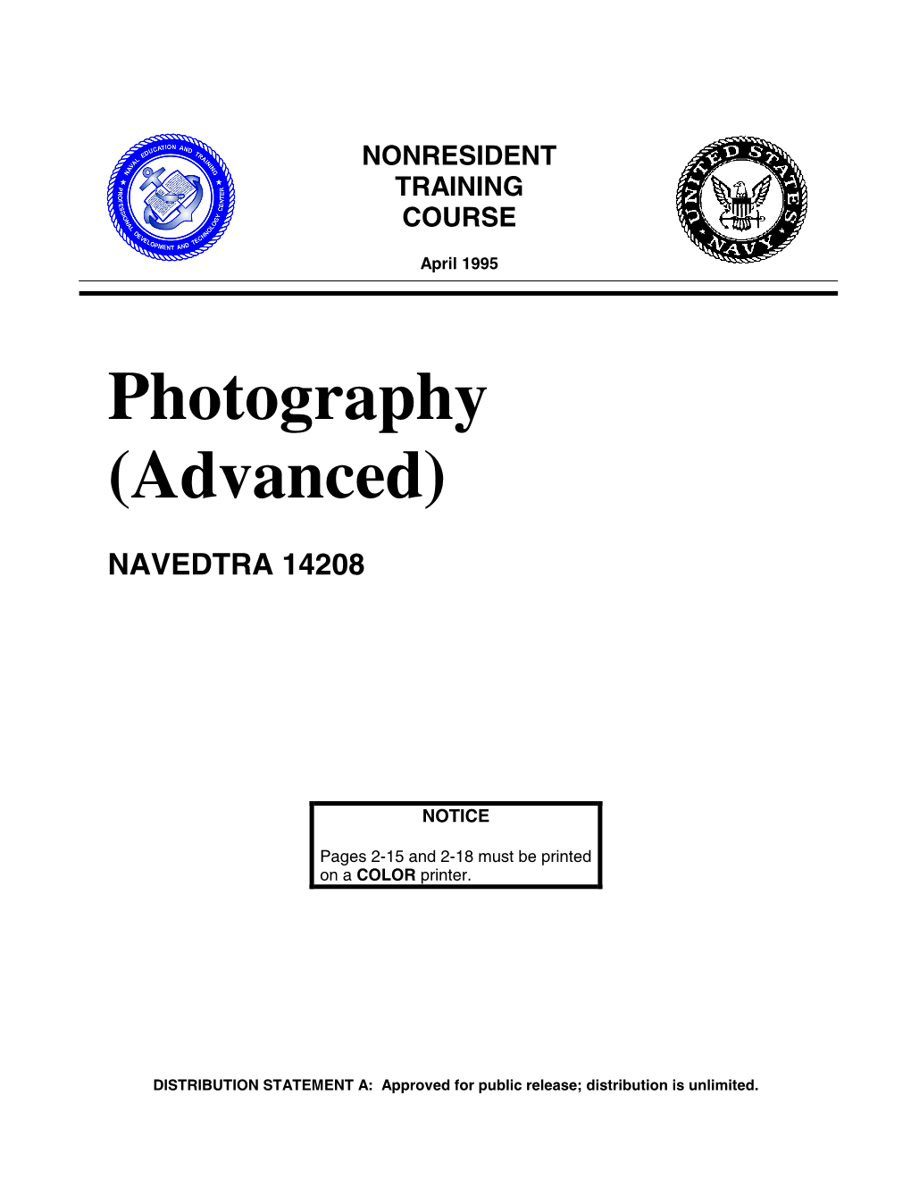 Photography (Advanced)