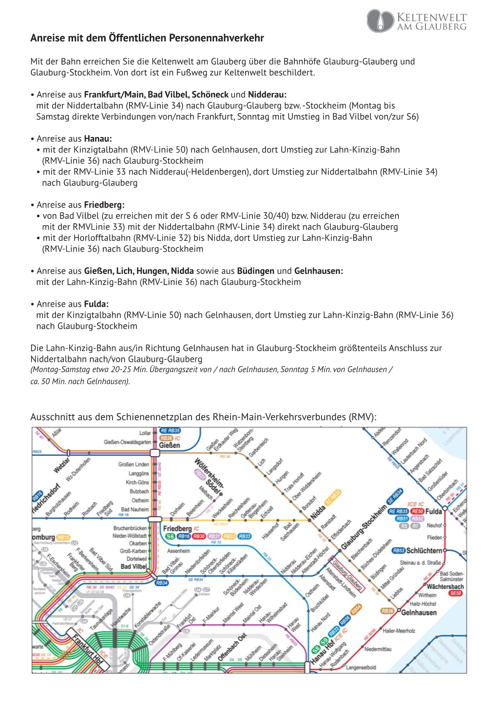 Anreise Mit Dem Öffentlichen Personennahverkehr