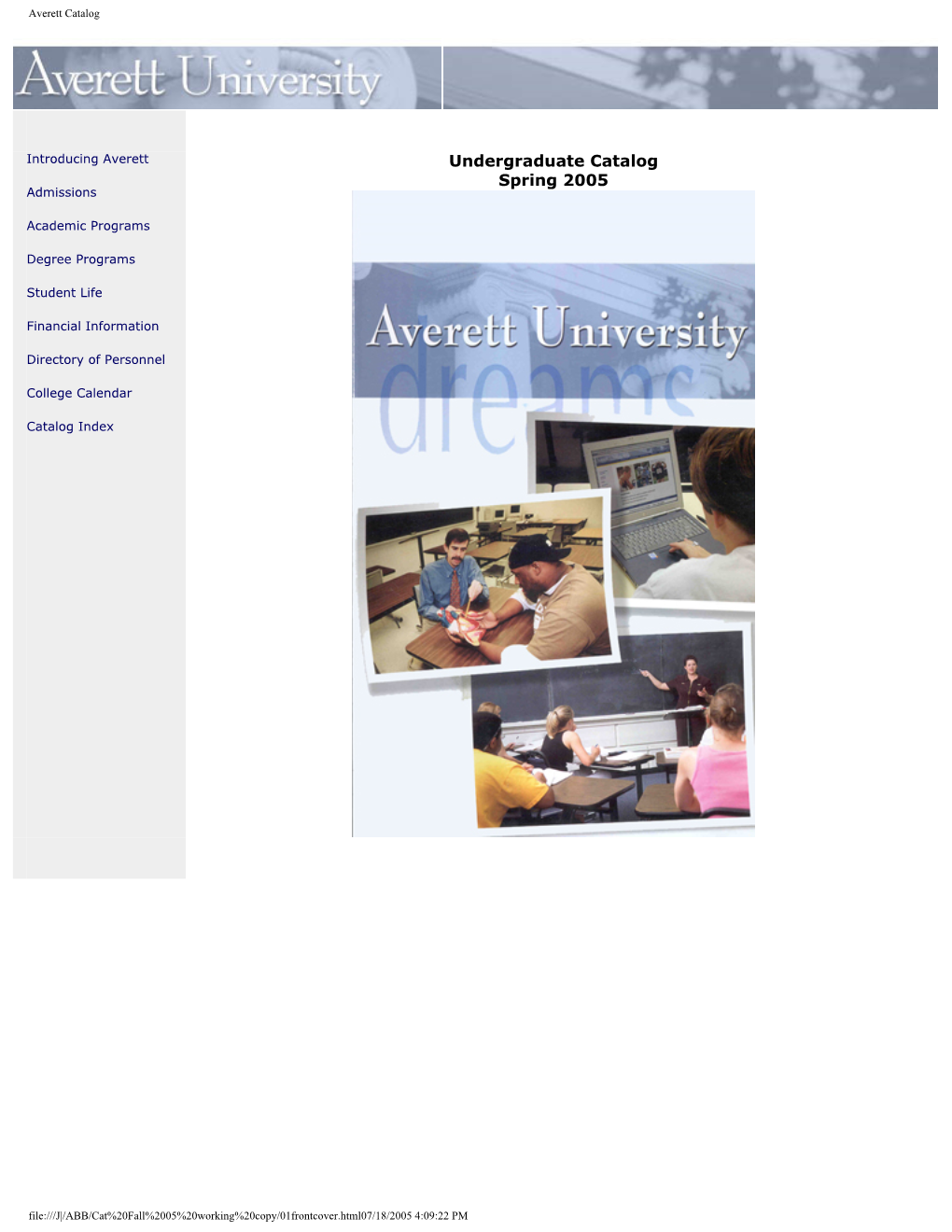 Averett Catalog