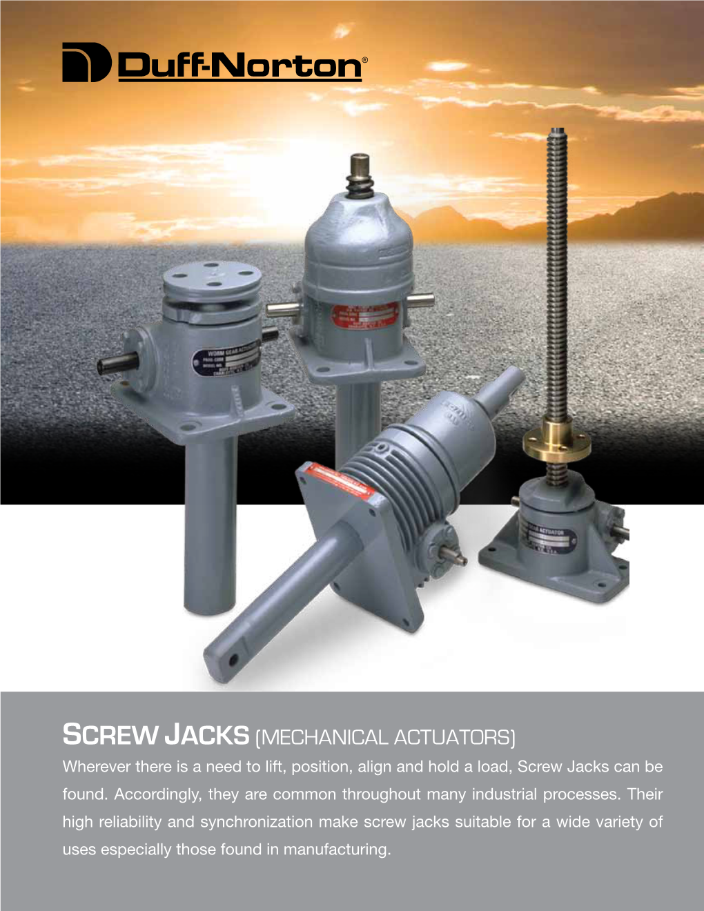 Screwjacks (Mechanical Actuators)