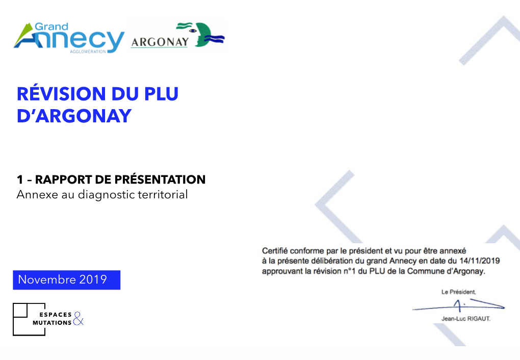 Révision Du Plu D'argonay