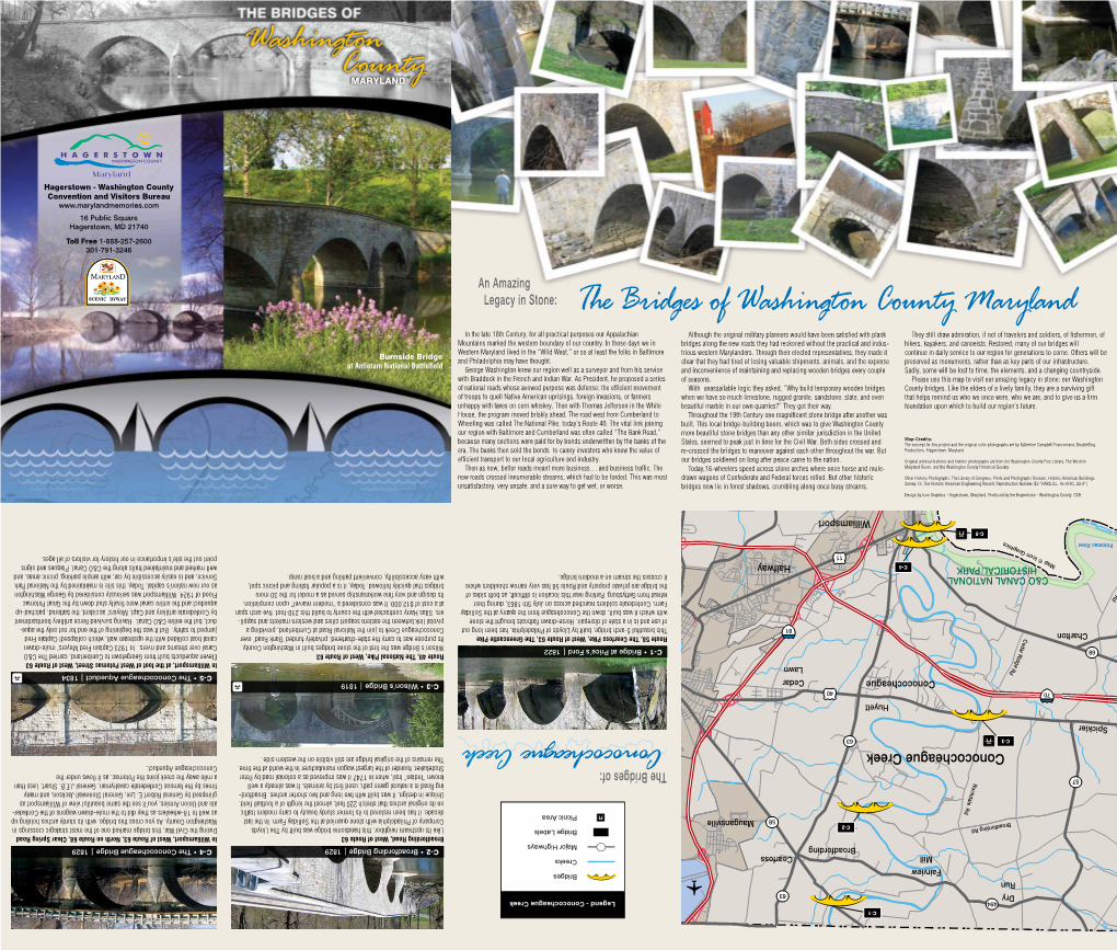 The Bridges of Washington County Maryland Brochure