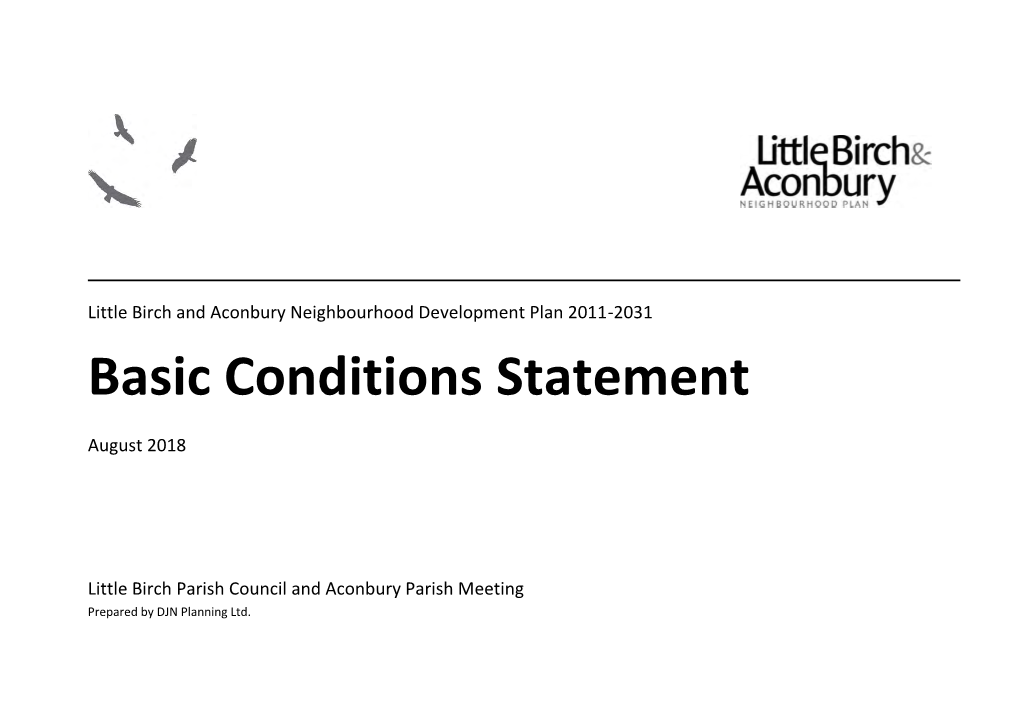 Little Birch and Aconbury Basic Conditions Statement