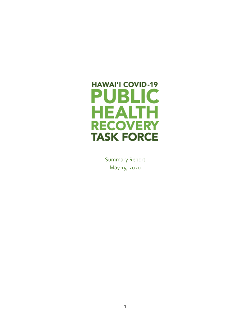 Public Health Recovery