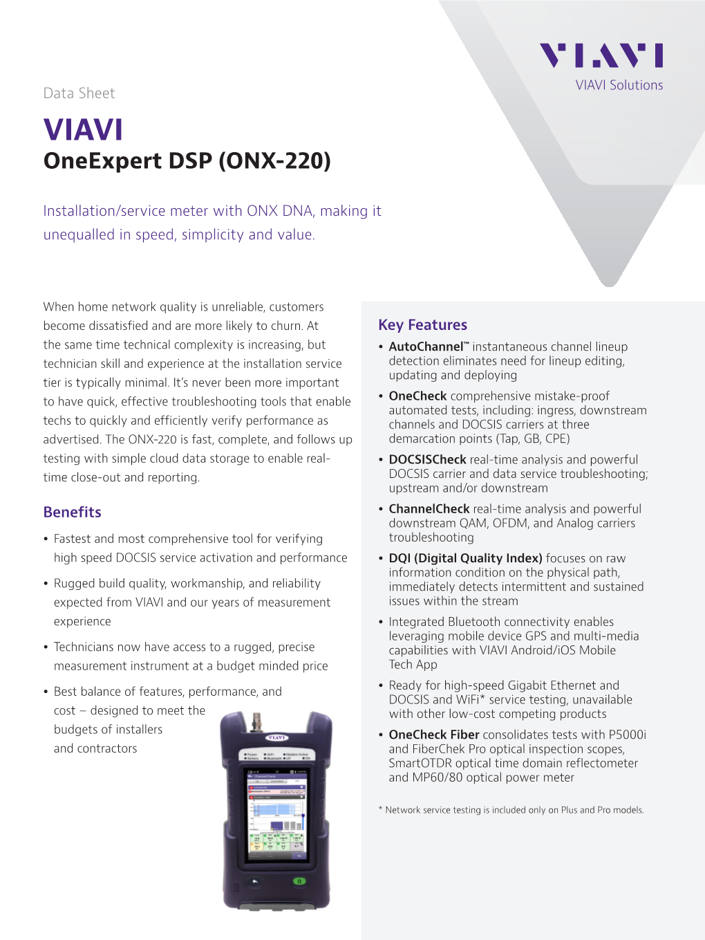 Installation/Service Meter | Oneexpert DSP (ONX-220)