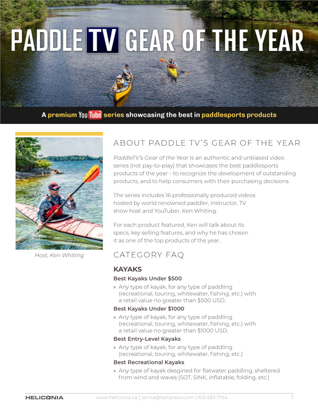 Gear of the Year – Category