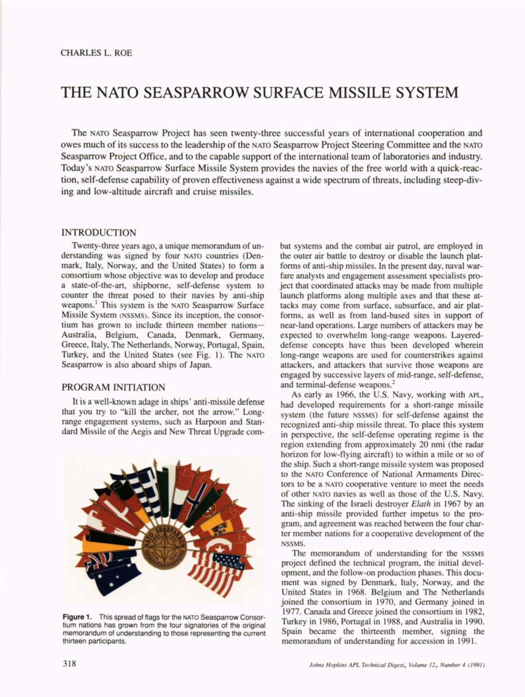 The Nato Seasparrow Surface Missile System