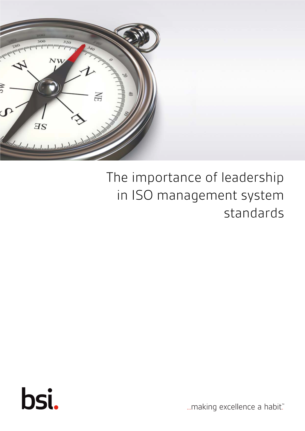 The Importance of Leadership in ISO Management System Standards Background and Overview to ISO Management System Standards