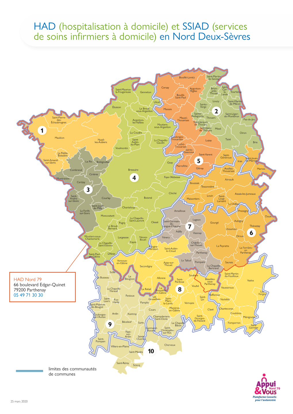 HAD (Hospitalisation À Domicile) Et SSIAD (Services De Soins Infirmiers À Domicile) En Nord Deux-Sèvres