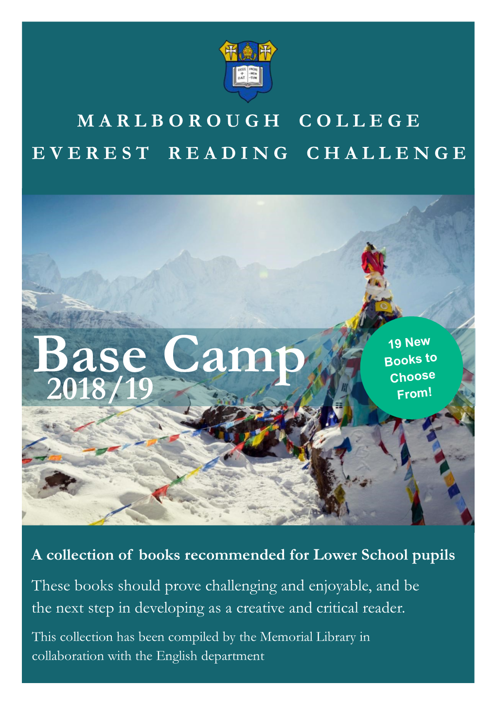 Base Camp Books to Choose 2018/19 From!