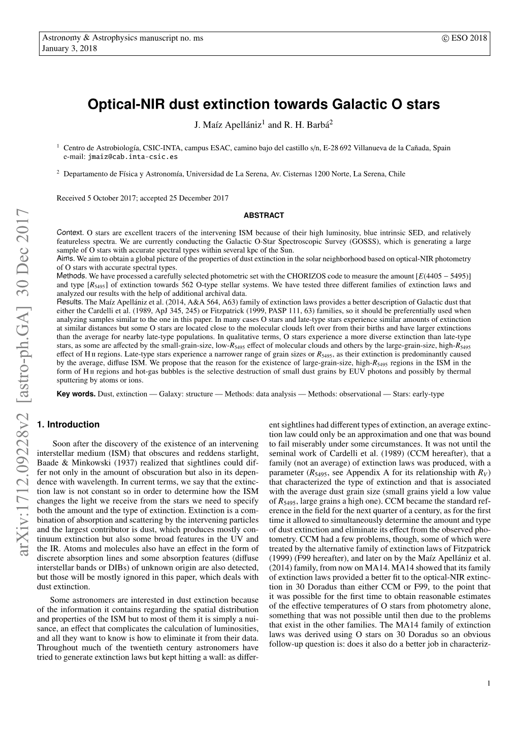 Optical-NIR Dust Extinction Towards Galactic O Stars J