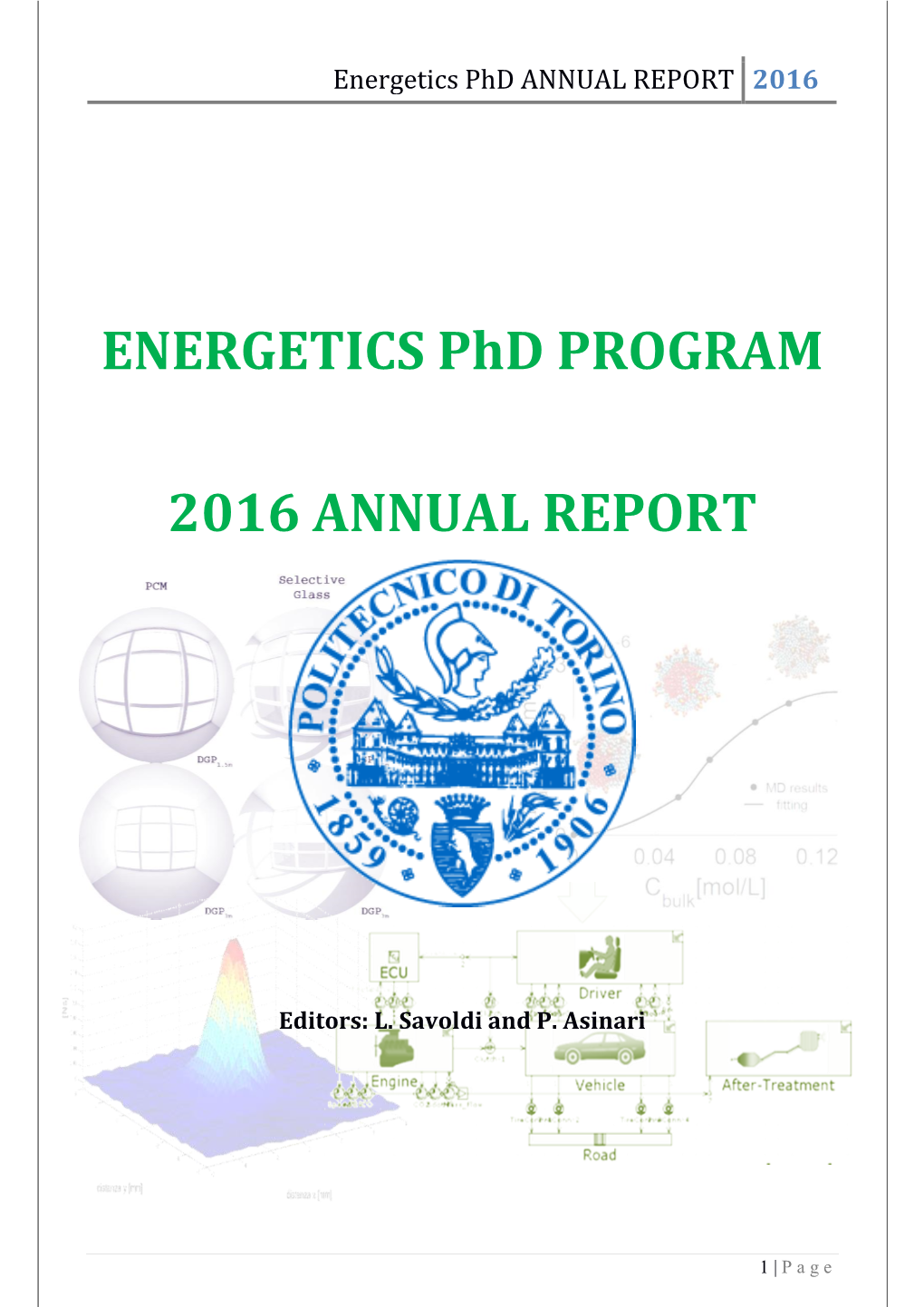 Energetics Phd ANNUAL REPORT 2016