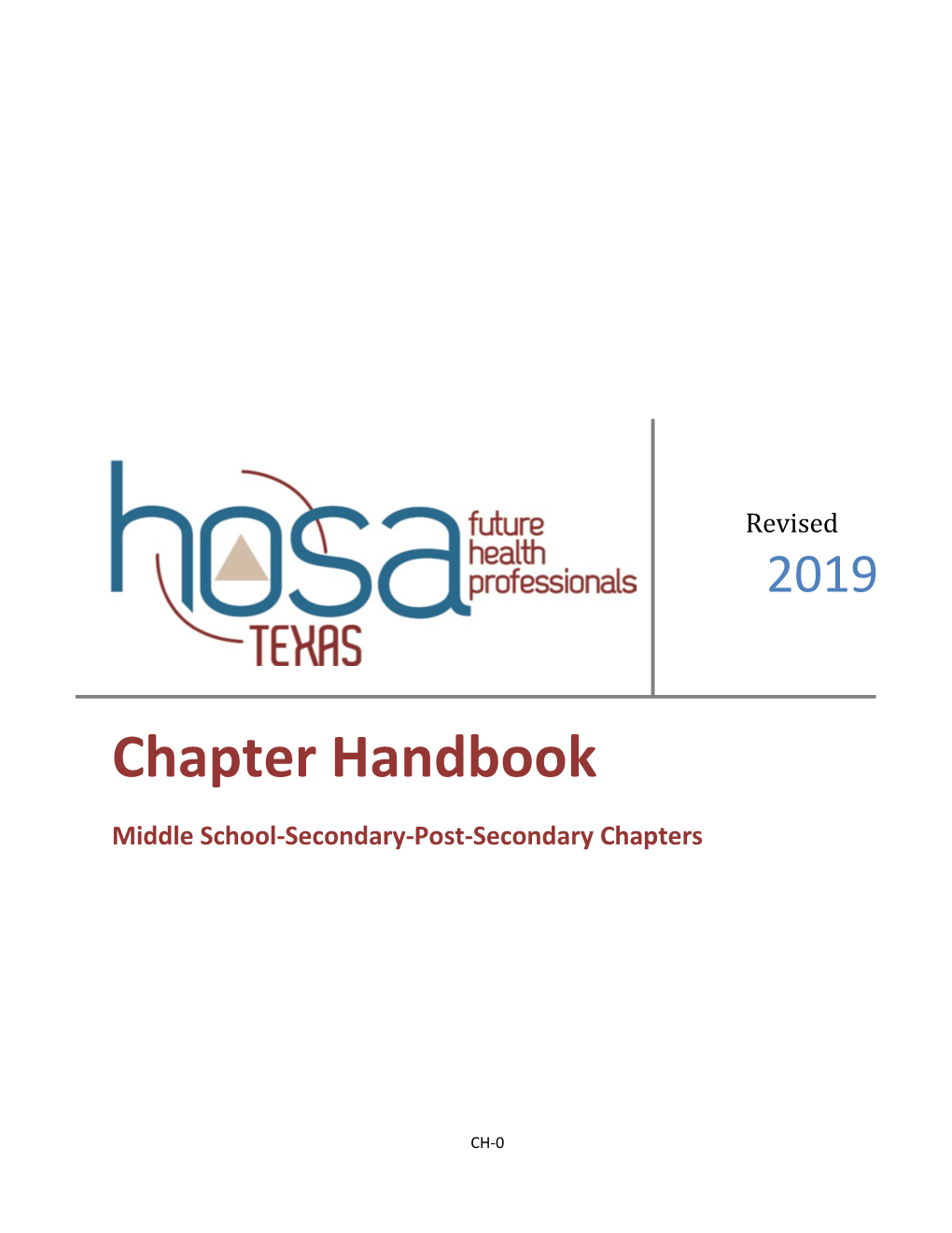 Chapter Handbook