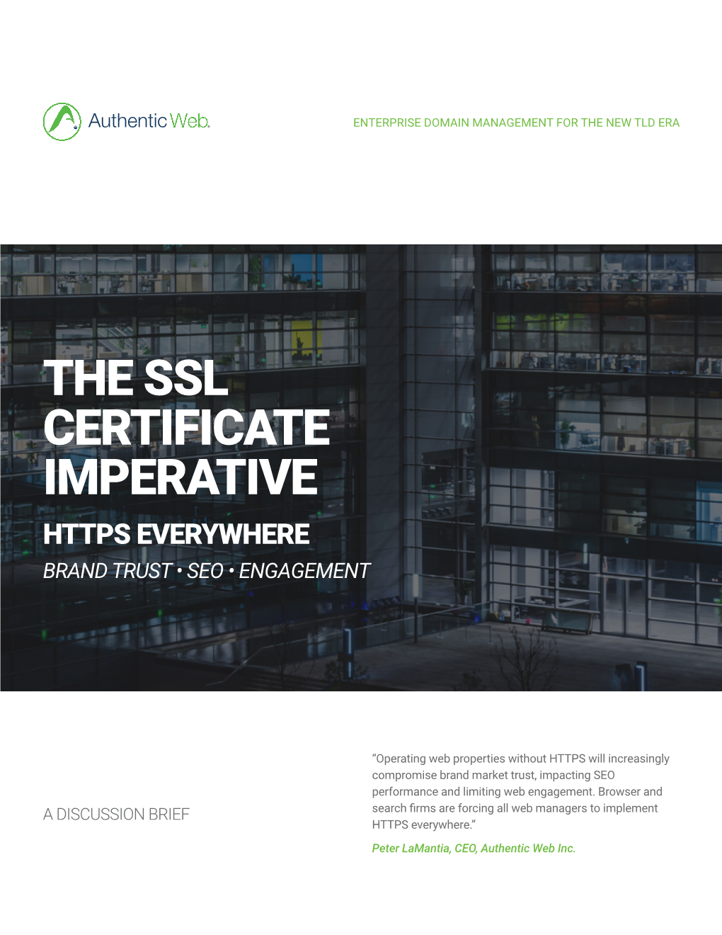 The Ssl Certificate Imperative Https Everywhere Brand Trust • Seo • Engagement